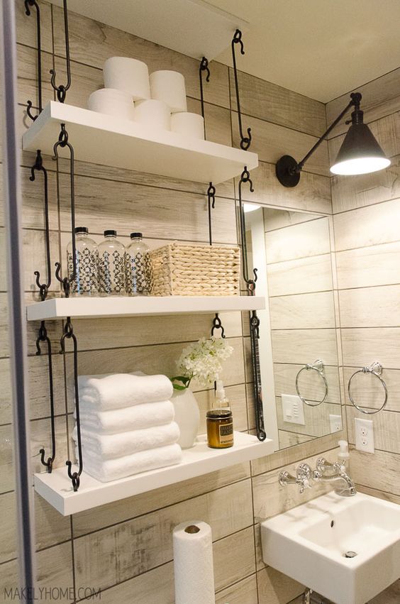 Amazing Bathroom Shelves Ideas